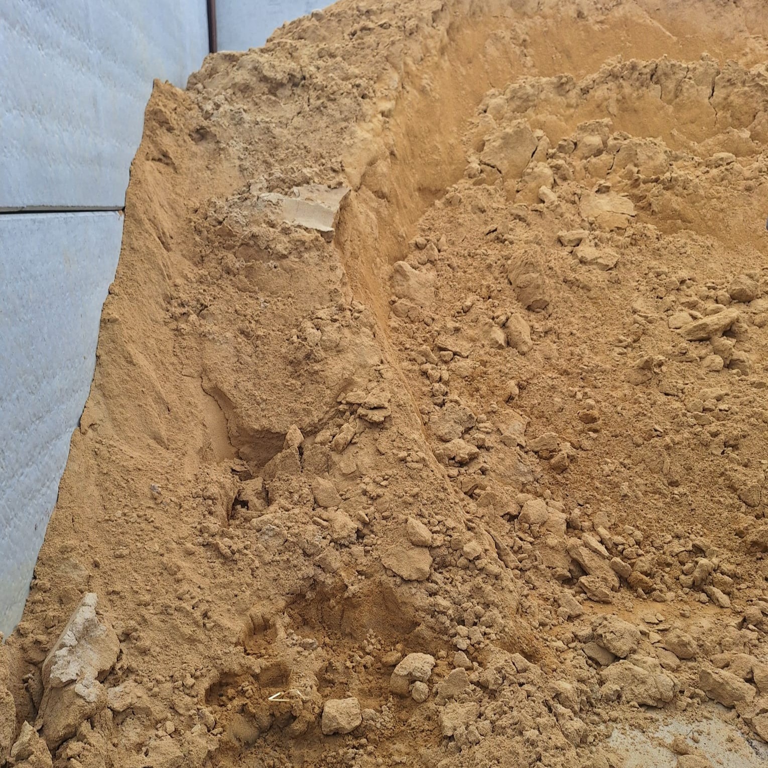 Yellow building sand